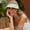 Beige, variant on Xysaqa Women's Straw Sun Visor Hat Wide Brimmed Summer Sun Protection Beach Cap Korean Style
