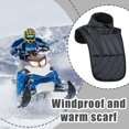 thumbnail image 4 of Daily Mix Store Motorcycle Neck Warmer Winter Windproof Neck Cover, Thermal Polyester Gaiter with Zipper for Cold Weather Riding, 4 of 8