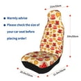 thumbnail image 4 of Sikiie Cups of Tea Car Seat Protector 2 Pack Car Seat Cushion Mat, Car Seat Covers for SUV, Truck, Van, 4 of 7