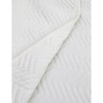 thumbnail image 4 of Home Furnitue Solid Sateen Ivory Cotton King Quilt Set, 4 of 7