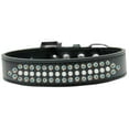 thumbnail image 4 of Dog, Puppy and Pet Fashion Collar, "Ritz Pearl  Aurora Borealis Crystals Rimsets", 4 of 9