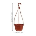 thumbnail image 3 of 10 Sets of Flower Hanging Baskets Indoor Hanging Planters Hook Plant Pots Hanging Plants Holders, 3 of 6