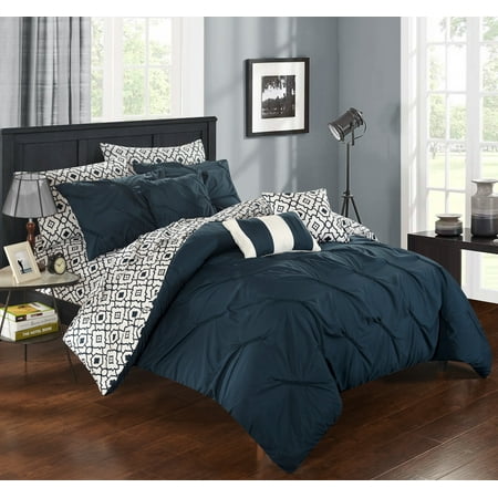 chic home reversible yael complete bedding set with sheet