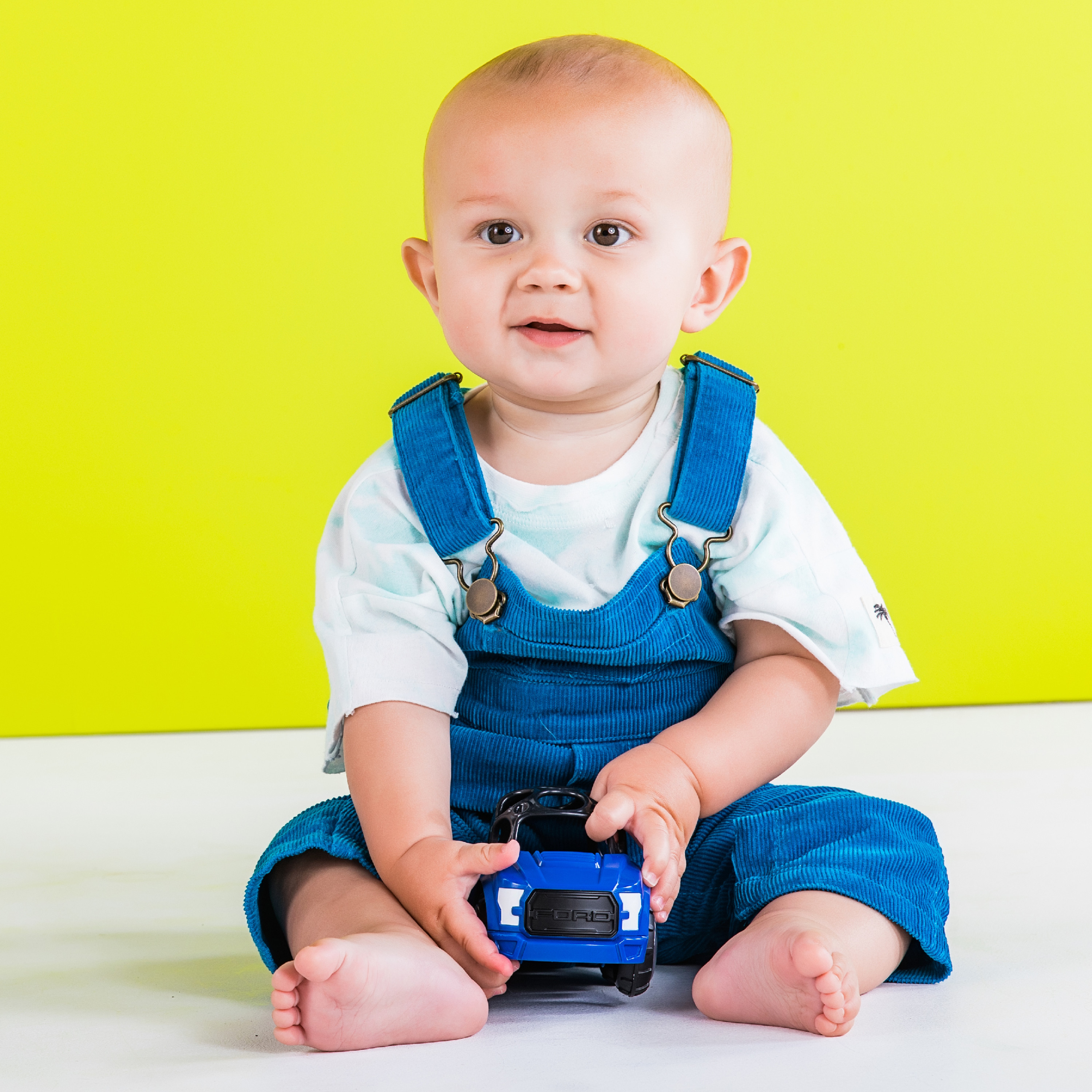 Bright Starts Rattle & Roll F-150 Raptor Easy-Grasp Push Vehicle Toy, Ages 3 Months +