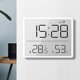 thumbnail image 4 of Reloj digital electrónico con pantalla LCD delgada, se puede colgar en la pared con ventosa magnética, se puede colgar en el refrigerador, sensor de temperatura y humedad, reloj electrónico., 4 of 7