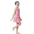 thumbnail image 4 of YMNXA Big Kids Girls Swimsuits Sleeveless Polka Dot Print Comfortable Fashion Swimwear Sun Upf 50+ For Holiday Vacation Beach Pink 18-24 Months, 4 of 6