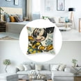 thumbnail image 5 of nygtbtfer Spring Cartoon Mouse Decorative Throw Pillow  Set of 2, Daisy Flower Bloom Gather Love Yellow Cushion Case Decor, Blue Plaid Stripes Farmhouse Home Decoration for Sofa Couch White, 5 of 7