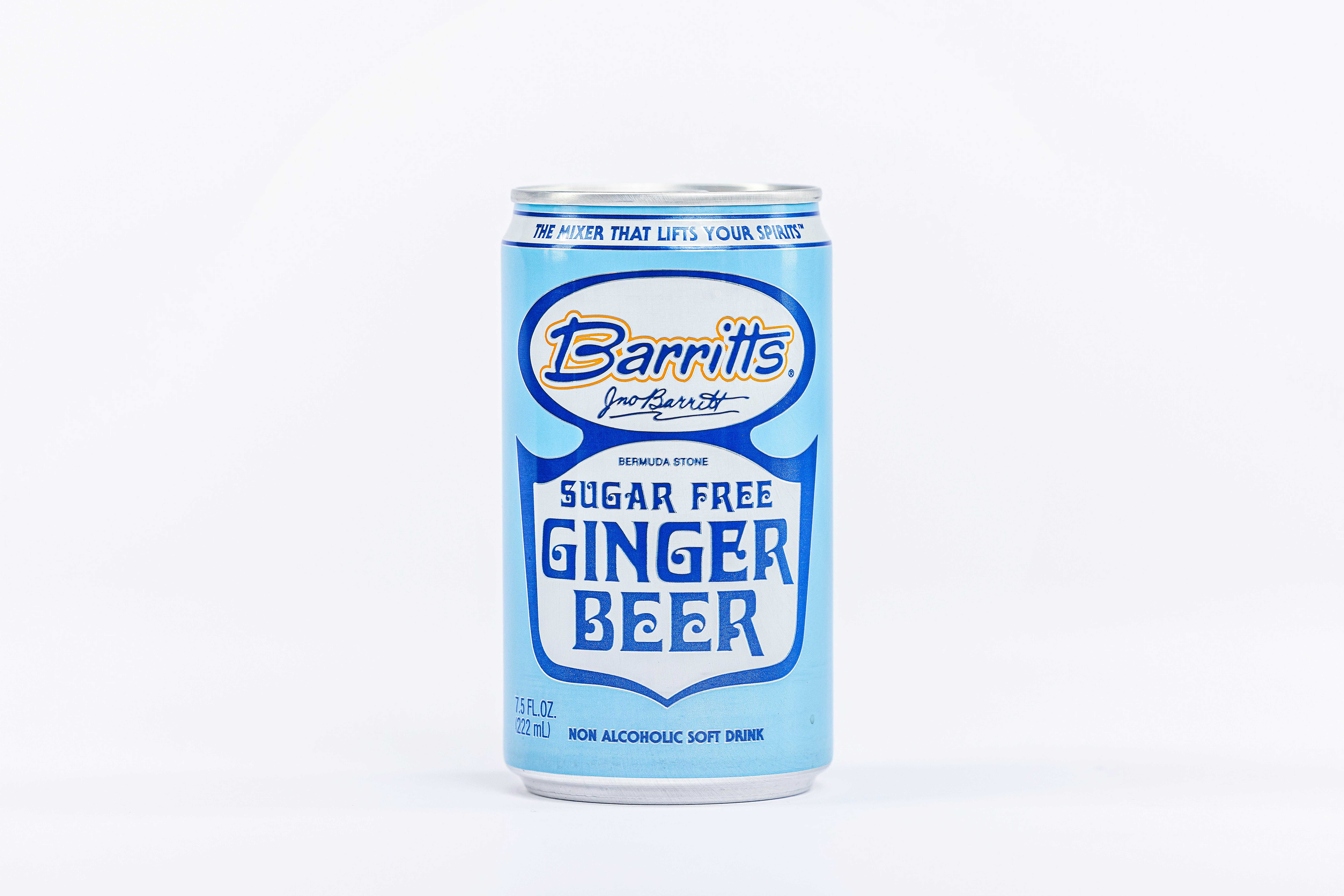 Barritt's Mixers - Sugar Free Diet Ginger Beer, Non-Alcoholic Soda Cocktail Mixer, 7.5 fl oz Cans, 24 Pack, Mini, 0 Calories, No Aspartame