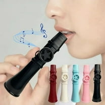 Professional Kazoo Adults, Upgraded Kazoo Flute NO Need Membranes Great Sound Easy to Learn Musical Instruments Kazoos for Guitar, Ukulele, Violin, Piano, Keyboard, Unique Gift for All Ages (Black)