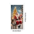thumbnail image 3 of Linnome 35 X 71 Inch Christmas Door Cover Decor - Large Format Holiday Party Decoration Christmas Door Decoration, 3 of 6