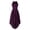 Purple, variant on Fesfesfes Women Dress Round-Neck Solid Vintage Elegant Midi Evening Zipper Sleeveless Dress Sale or Clearance
