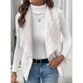 thumbnail image 6 of Women'S Autumn and Winter Casual Simple Sleeveless Plush Vest Vest Jacket Cardigan Vest White M, 6 of 10