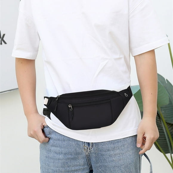 Waist Bag Unisex Waist Bag Lightweight Adjustable Shoulder Strap For Sports Fitness Travel Work