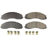 Rear Brake Pad Set - Compatible with 2017 - 2022 Ford F-550 Super Duty 2018 2019 2020 2021