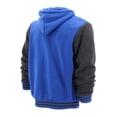 thumbnail image 2 of Men's Athletic California Sherpa Fleece Lined Cali Zip Up Hoodie Jacket (Royal Blue Charcoal, L), 2 of 4
