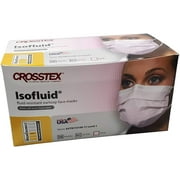Crosstex GCIPK Isofluid Earloop Disposable Face Masks ASTM Level 1 Pink 50/Bx