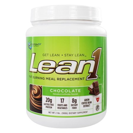 Lean1 Fat Burning Meal Replacement Protein Shake, Chocolate flavor, 15 Serving tub