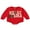 Red, variant on Bagilaanoe Newborn Baby Girl Boy Christmas Romper Sweatshirt Long Sleeve Bodysuits Letter Embroidery Pullover 3M 6M 12M 18M Infant Casual Tee Tops