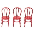 thumbnail image 2 of 3PCS 1:12 Chaises de Dossier Miniatures de Maison de Poupée, Modèle de Meubles en Métal pour le Placement Intérieur / Extérieur dans des Maisons de Poupée, 2 of 8