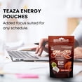 thumbnail image 2 of TeaZa Herbal Energy Pouches Dark Roast Flavor, 4 Bag, Made From Tea, 100 Pouches, 2 of 10