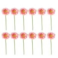 thumbnail image 1 of Inteprter 12 piezas de flores artificiales ramo falso hogar jardín boda de una sola rama interior al aire libre adornos de autoensamblaje Flores artificiales rosa melocotón Inteprter HA084367-06, 1 of 6