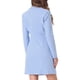 thumbnail image 3 of Vestido Blazer Casual para Mujeres INSPIRE CHIC con Solapa Notch, Vestidos de Oficina, S Azul, 3 of 6