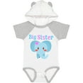 thumbnail image 3 of Inktastic Big Sister elephant Girls Baby Bodysuit, 3 of 5