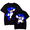 Black, variant on SMG4 Merch T-shirt Cool Hip Hop Round Neck Short Sleeve Harajuku Slimming Fashion T-shirt