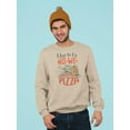 thumbnail image 2 of No We In Pizza Quote Sweatshirt Men -Image by Shutterstock, Male 3X-Large, 2 of 4