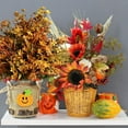 thumbnail image 5 of Artificial Fall Flowers, Autumn Decorations Leaves Greenery Shrubs for Thanksgiving Home Kitchen Room Farmhouse Floral Arrangements Indoor Outdoor Wedding Party Fireplace Fall Color (6 Bundles) A, 5 of 5