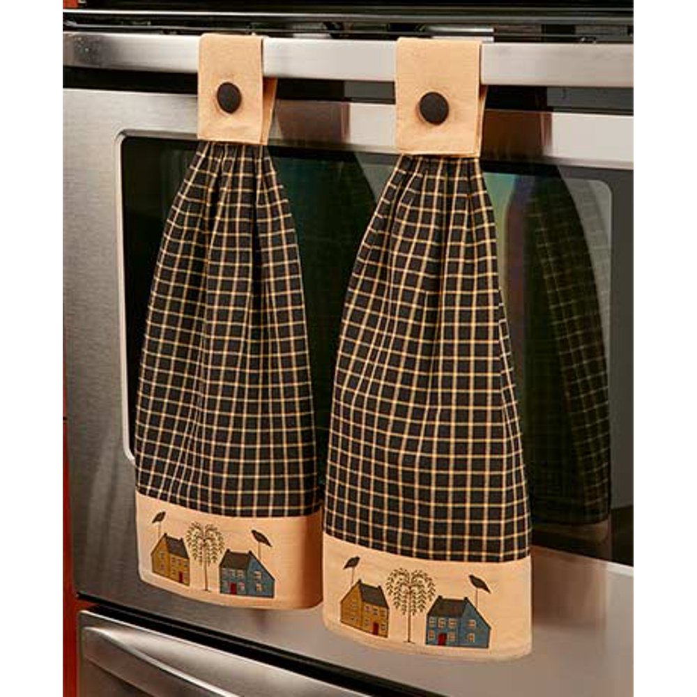 Carol Wright Gifts Hanging Kitchen Towels, Color Primitive, Primitive
