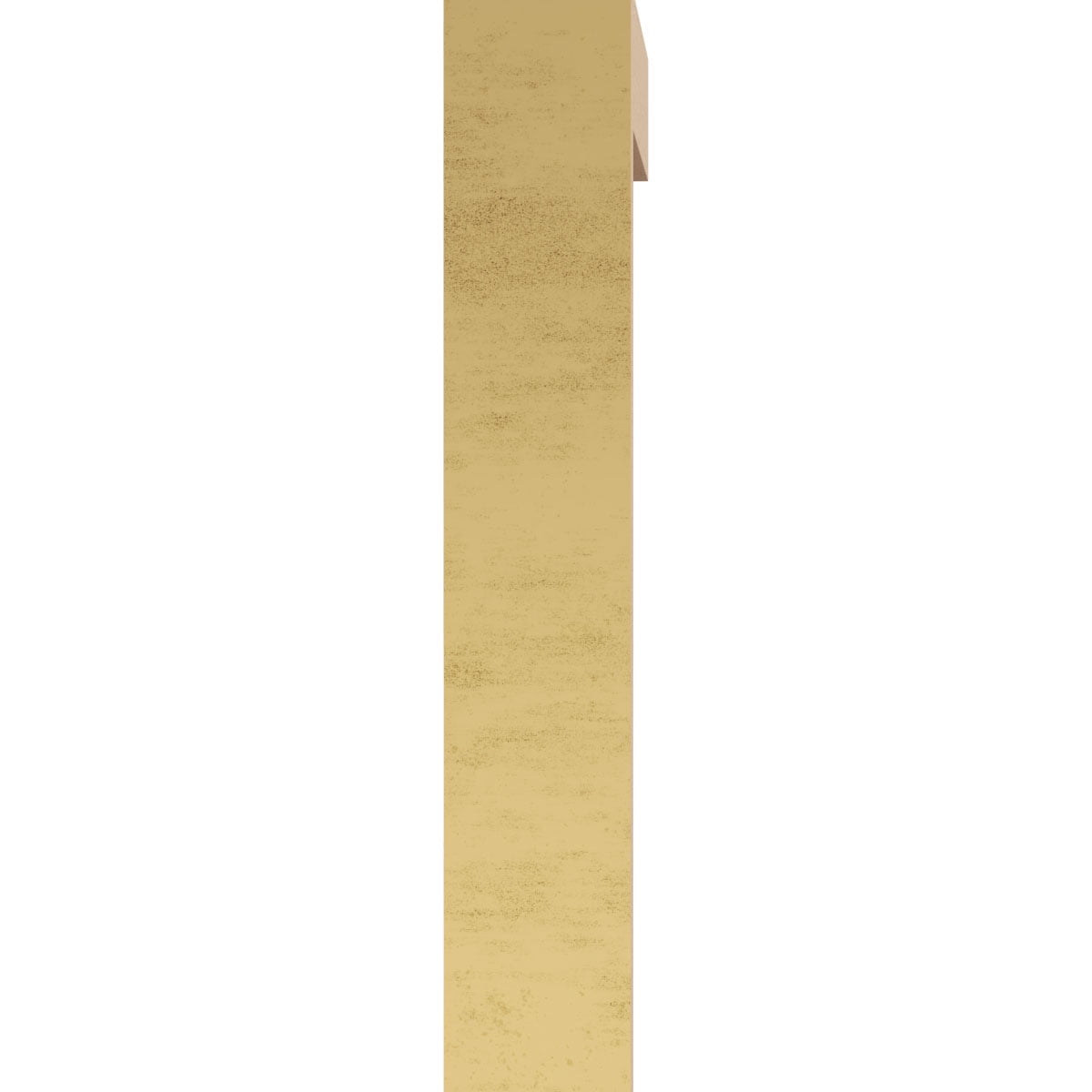 3"W x 6"D x 18"H Thin Warren Rough Cedar Woodgrain TimberThane Corbel, Primed Tan