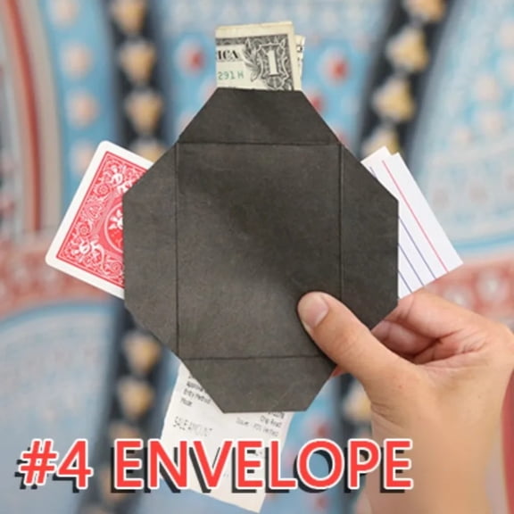 Number 4 Envelope by Blake Vogt (Gimmicks and Online Instructions) Mentalism Magic Illusions Fun Magician Close up Magic Tricks