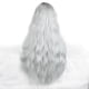 thumbnail image 2 of Xihbxyly Peluca de Cabello Ondulado y Rizado, Flequillo Natural con Raya Al Medio, Cabello Sintético Largo, Ideal para Fiestas de Disfraces, Carnavales y Mascaradas, Tamaño Ajustable, Fácil de Peinar, 2 of 2