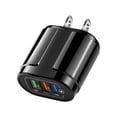 thumbnail image 1 of Compact 3-Port USB Wall Charger with 5V2A Fast Power Adapter for Multiple Device Charging, 1 of 5