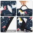 thumbnail image 6 of Unicorn and Star Black Pattern Teens Toddler Nap Mat with Pillow, Sleeping Mat Bag for Preschool Daycare 60"x20", 6 of 6