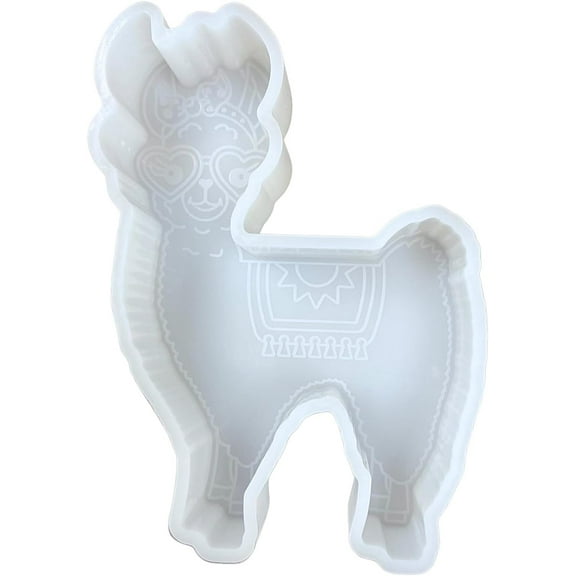 Llama Car Freshie Silicone Mold 5 x 3.5 x 1.2 inches Llama Mama Pinata for Scented Aroma Beads Oven Safe Bake up to 450 F Animal Freshie Supplies Bundle
