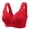 Red, variant on Women Everyday Bra for Womens T-Shirt Push Up Underwear with Support Anti-Sag Causal Comfortable Lingerie Size 42,Pink