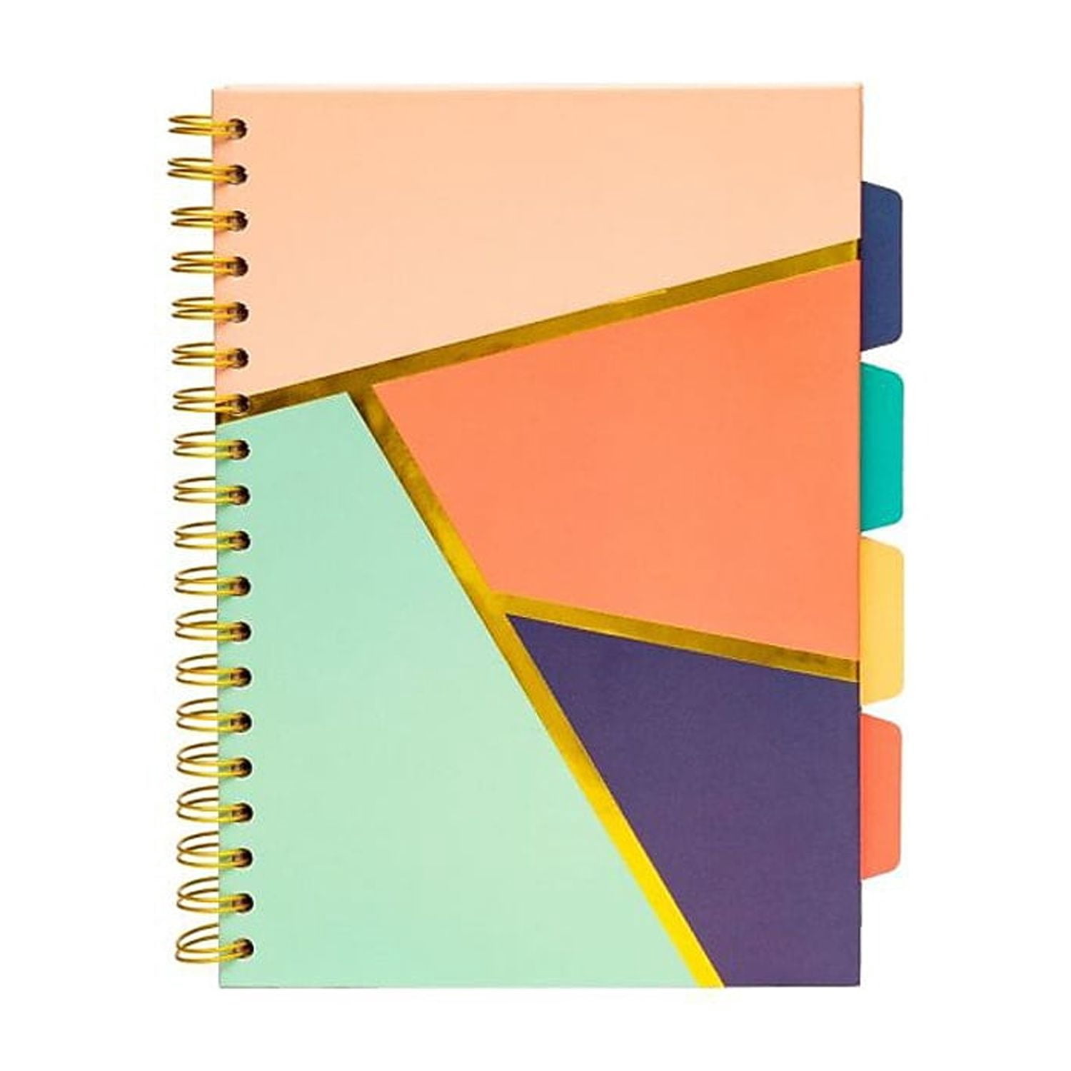 Pukka Pads B5 5-Subject Divider Notebooks, 200 Pages, Floral Love, Pack of 3