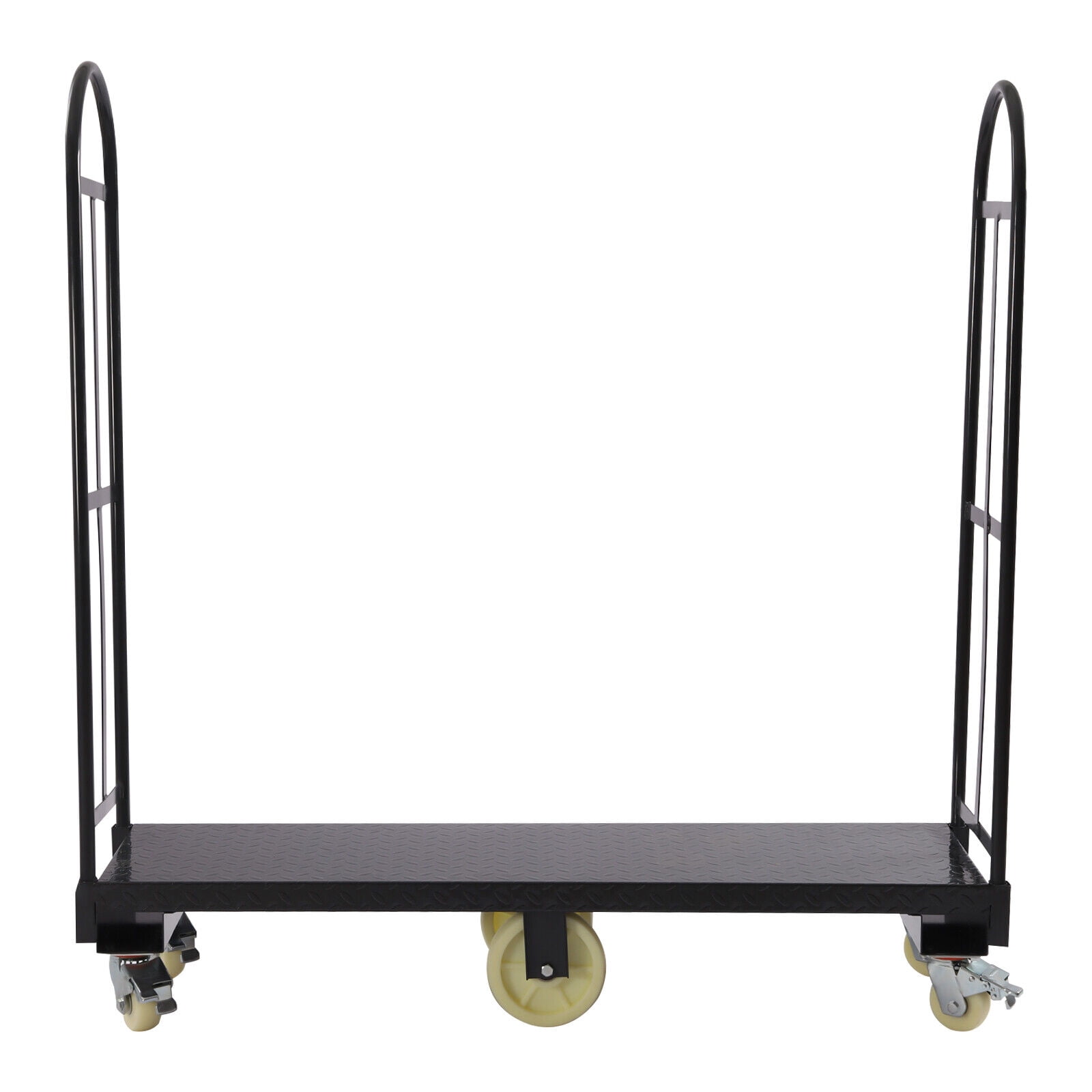 2000lbs Heavy Duty Steel Dolly U-Boat Utility Material Cart Platform Hand Truck