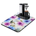 thumbnail image 1 of Burst of Spring Dish Drying Mat - Watercolor Floral Design - Large, Absorbent, and Attractive, 1 of 7