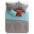 thumbnail image 4 of VCNY Home Yara 5-Piece Multicolor Medallion Reversible Quilt Set, Full/Queen, Adult, Unisex, 4 of 9