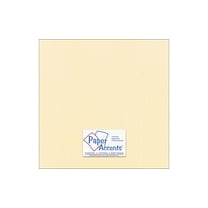 Paper Accents Cardstock 12"x 12" Pearlized 98lb Cornsilk 25pc