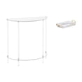 thumbnail image 1 of Mesita de noche de acrílico,Mesa auxiliar de acrílico transparente Mesa auxiliar transparente en capas,Mesa pequeña de acrílico,mesita de noche pequeña,compacta,Bandeja de, 1 of 8