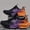 Black Orange, variant on Men'S Lightweight Breathable Running Shoes Feature Carbon Fiber Insole Technology - Suitable for Outdoor Activities,Designed with a Purple And Teal Gradient, Equipped with MD Soles And EVA Insoles
