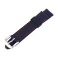 thumbnail image 2 of Watch Strap Waterproof Durable Silicone Watch Band Breathable Watch Wristband for Replacement 20mm (Black with Red Line), 2 of 5