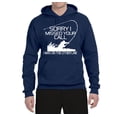 thumbnail image 2 of Missed Your Call Fishing Line Joke Fishing Unisex Graphic Hoodie Sweatshirt, Navy, 3XL, 2 of 3