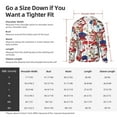 thumbnail image 5 of Kdxio Colorful Mushrooms Print Women Men Sun Protection UPF 50+ Jackets Zip Up Long Sleeve Hoodie Hiking Lightweight with Pockets, 5 of 7