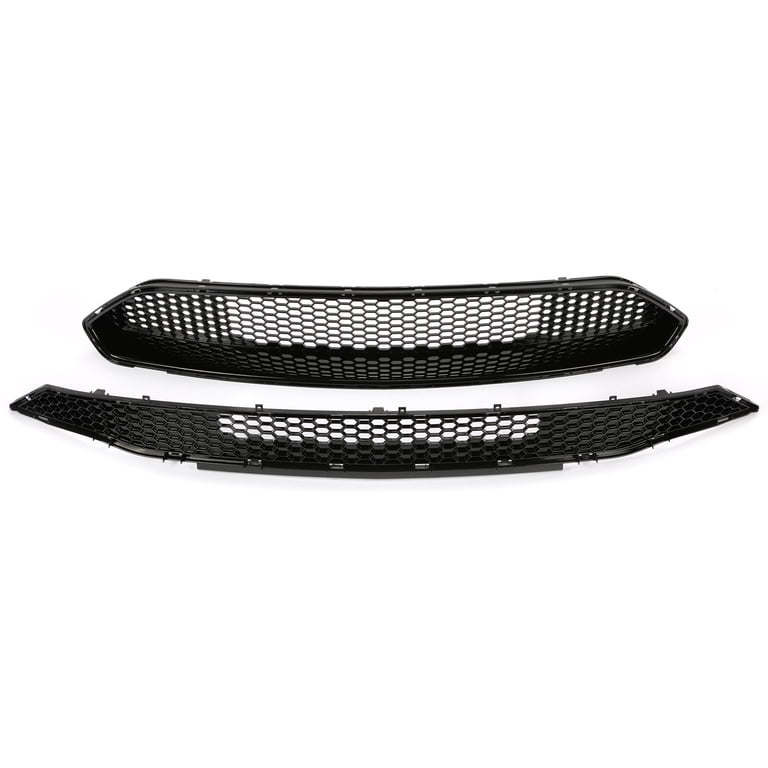 Honeycomb Upper Grille For Ford Mustang 2018-2021 – Bullitt Style, Black ABS, Direct Fit