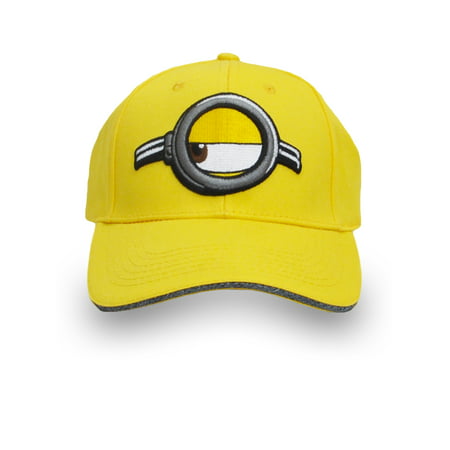 Adult Minions Embroidered Hat Baseball Cap - Yellow